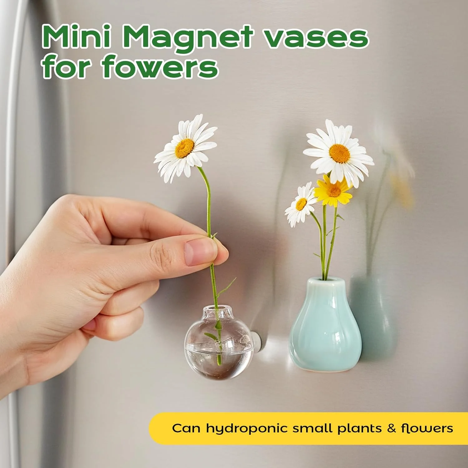 Daphtora® Mini Ceramic Vase Magnets for Fridge 💐 - Image 3