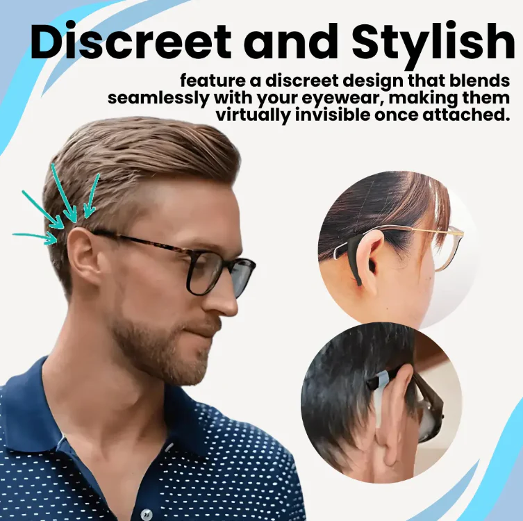 Daphtora® Non-Slip Glasses Grips (2 Pairs) - Image 8