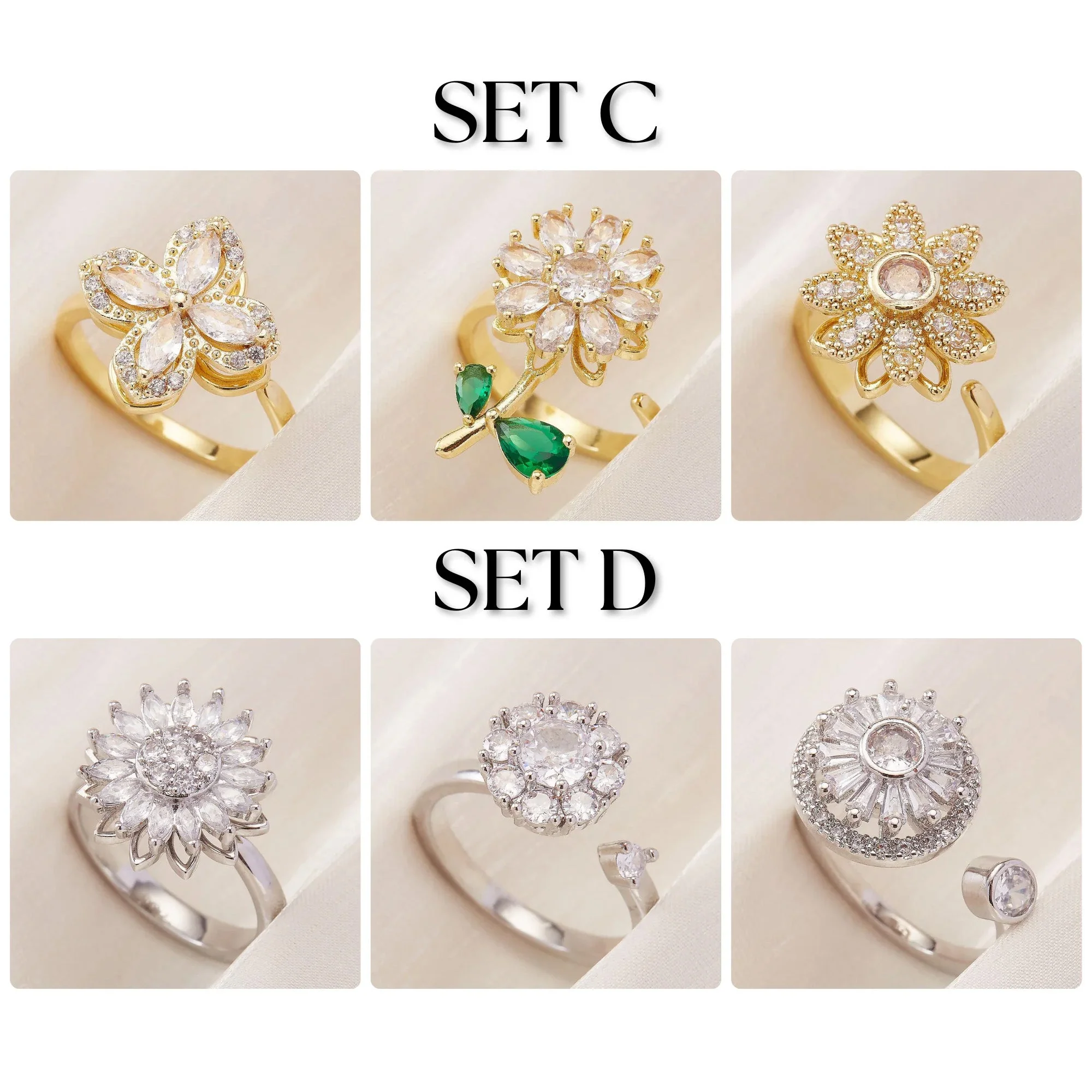 【Mega Sales】 Daphtora® Stress Relief Spinner Rings | Anxiety Relief & Meditation 🎀 - Image 7